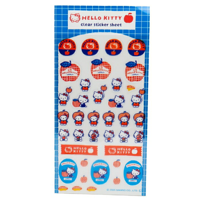 ハローキティ透明シールシートキティ...
