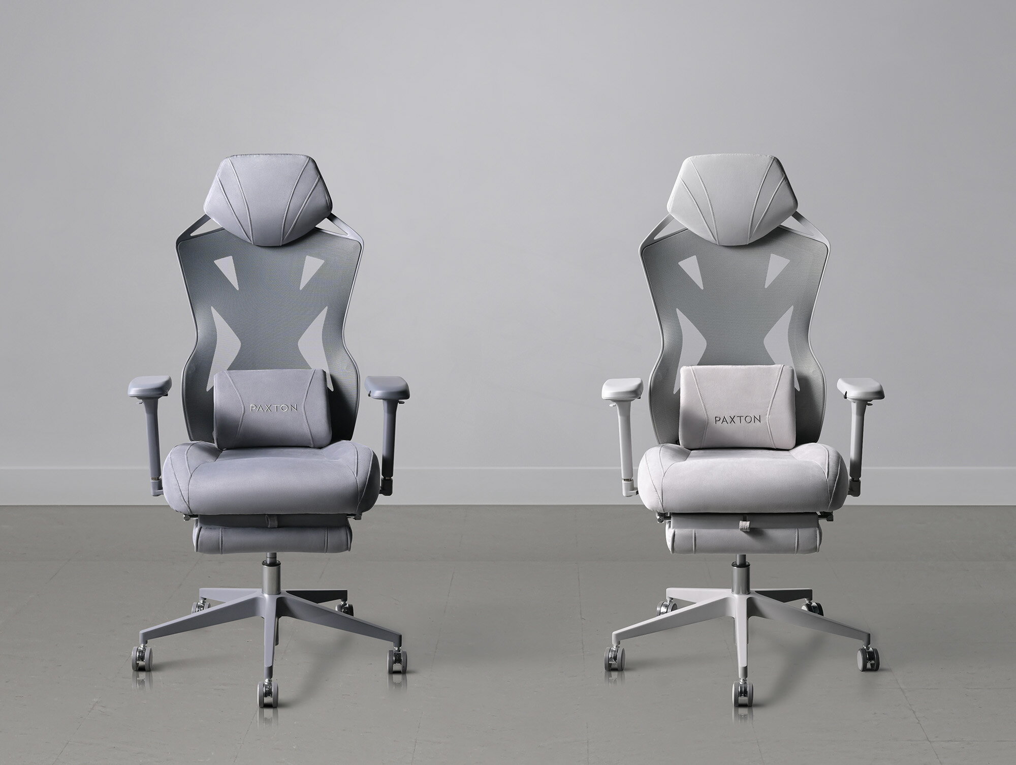 PAXTON Paris【仕事用ゲーミングチェア】 日本メーカー監修 1年保証 ゲーミングチェア テレワーク オフィスチェア 椅子 デスクチェア ワークチェア リモートワーク メッシュ背面 オットマンあり 無段階リクライニング リクライニングチェア 在宅ワーク 在宅勤務のサムネイル