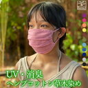 セール★1320円→528円 asana ヘンプコットン やわらか 大判 布マスク・草木染め【メール便OK】 ヘンプマスク 麻 繰り返し 洗える 紫外線 蒸れな...