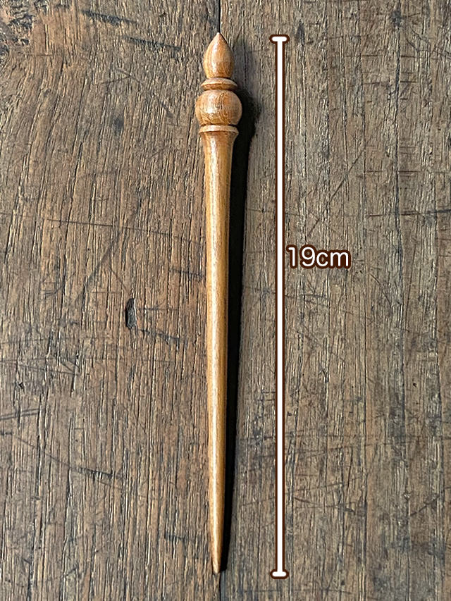 チークのかんざし ＜メール便OK＞ アジアン雑貨 インテリア 手作り ハンドメイド　...
