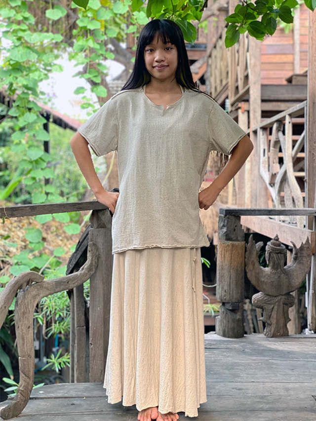 パヤカ asana ヘンプコットン 厚手 NEW メンズ Tシャツ＜きなり＞レディース 女性 ...