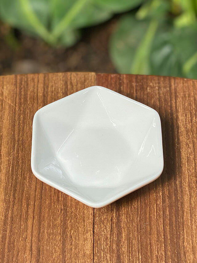 陶器 6角形 小皿<1枚> アジアン雑貨の紹介画像2