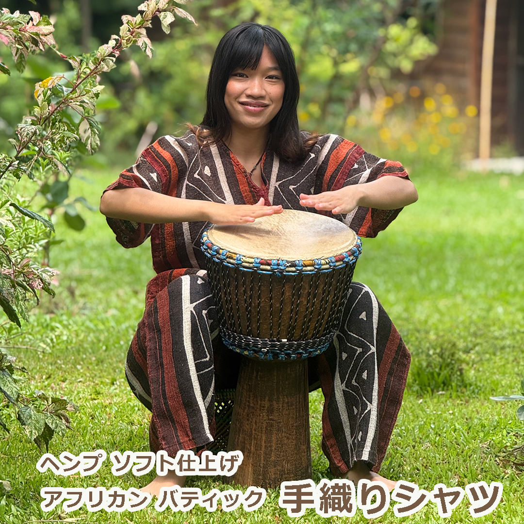 楽天市場】アフリカ シャツ（素材（生地・毛糸）麻・リネン）（シャツ