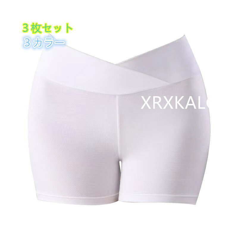 [3枚セット] ショーツ 下着 パンツ 大きいサイズオーバーサイズ妊婦用パンツ 女性用 抗菌 ローハイウエスト 裾交差 腹に負担をかけない 妊婦用トリクルパンツ カラー：ブラック/ベージュ/ホワイト サイズ：M/L/XL/XXL/3XL/4XL 素材：ポリエステル95％+スパンデックス5％ クロッチ部分：ポリエステル95％+スパンデックス5％ 柔らかな高伸縮生地が締め付けず まるで素肌のような究極のフィット感と解放感を実現 一日中 感動の心地よさが続きます 【便利な3枚セット】 気分で選べるカラフルな大容量の3枚セット！ 下着の買い替えにも嬉しいプチプラお得なセットです シンプルなフロントリボンがアクセント 【素肌に優しいリブ素材】 コットンリブ素材でよく伸びて 肌触りのいいはきごこち♪ クロッチ部分はコットン100％！ サラッと快適に過ごせます1