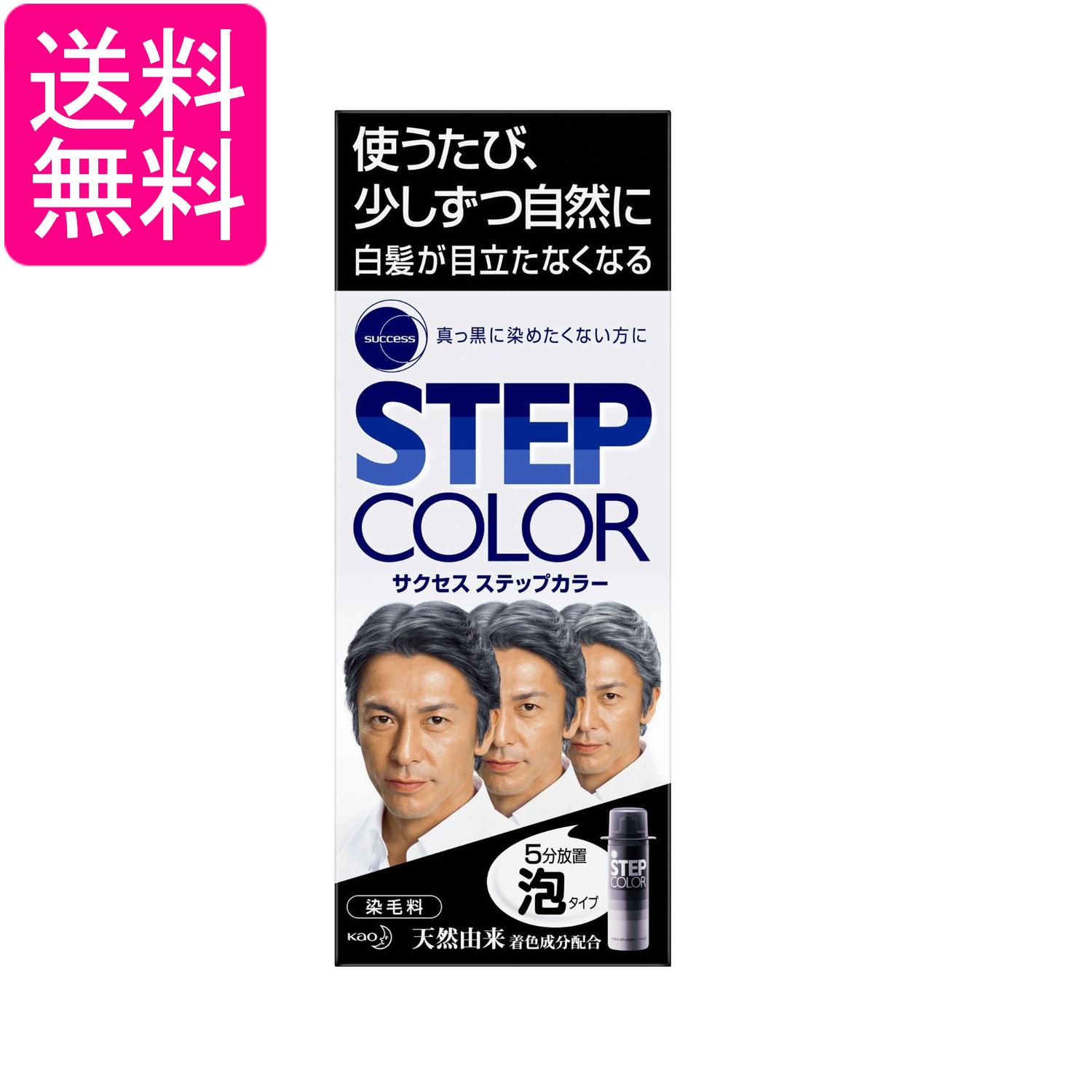 花王 サクセス ステップカラー 110g 白髪染め 送料無料