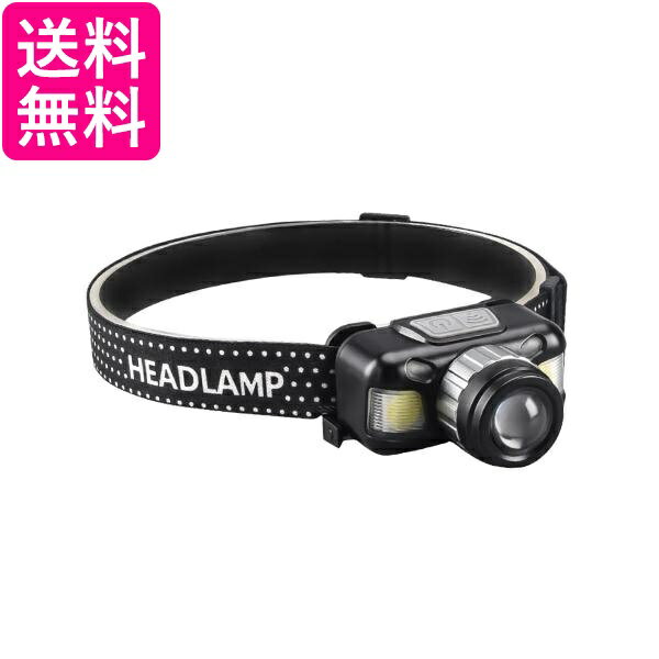 ヘッドライト 充電式 LED ヘッドランプ ヘルメット 防水 明るい 軽量 釣り センサー 防災 アウトドア ..