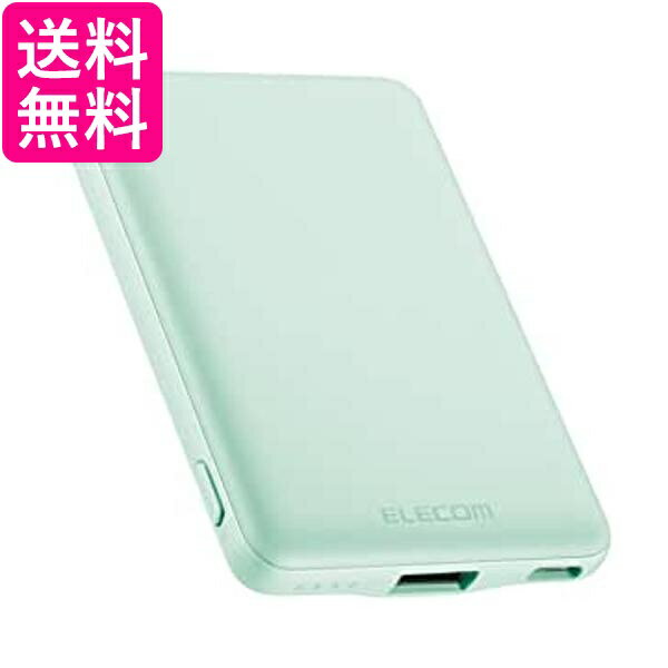 쥳 DE-C37-5000GN ꡼ ХХåƥ꡼ 5000mAh 12W ѥ   iPhone Android Ƽб ̵