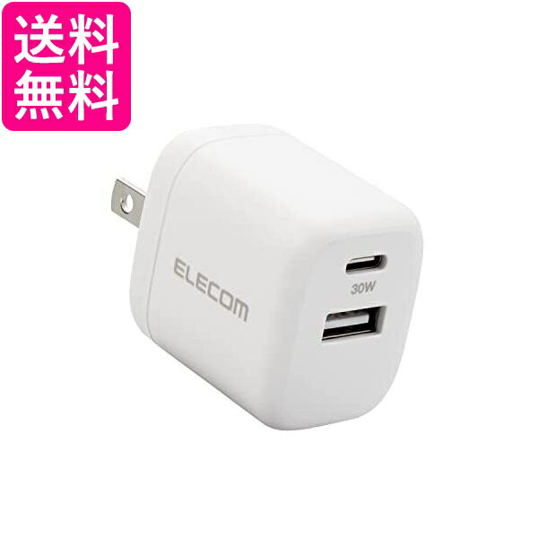 ���쥳�� MPA-ACCP30WH �ۥ磻�� USB Type-C ���Ŵ� PD�б� 30W ���� ���� ELECOM ����̵��