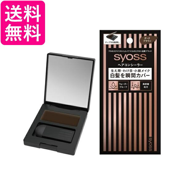 サイオス ヘアコンシーラー ダークブラウン 4.6g syoss 送料無料