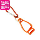 ゴルフ グローブホルダー オレンジ グローブクリップ キーホルダー 手袋 片側カラビナタイプ (管理S) 送料無料