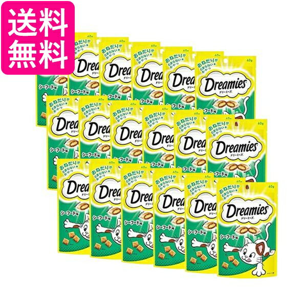 乐天商城 - 18個セット ドリーミーズ シーフード味 60g キャットフード 送料無料