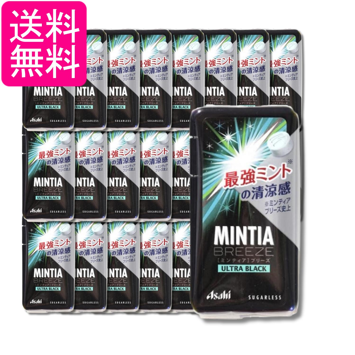 24個セット アサヒグループ食品 ミンティアブリーズ ウルトラブラック 30粒 送料無料
