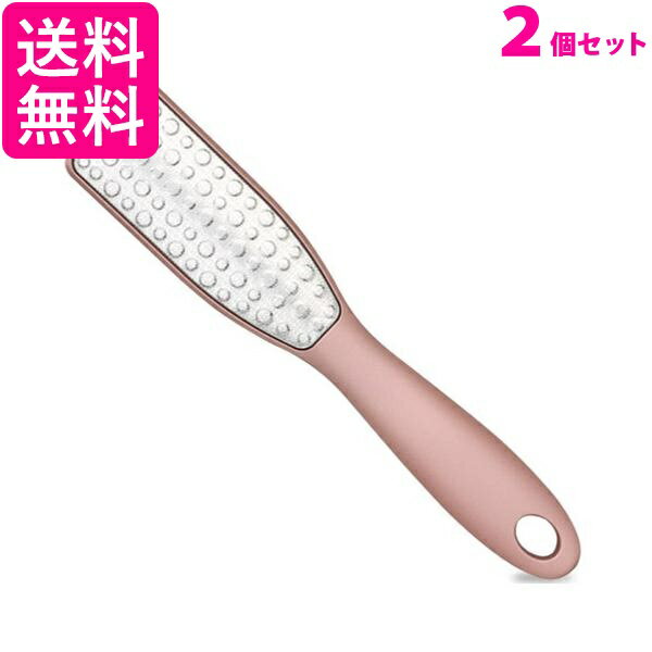 【商品説明】 両面磨けるデザインです。 片面は粗めで、もう片面は細めとなっているので、削り具合を調整できます。 軽量で持ち手もついて持ち運びにも便利です。 【商品仕様】 素材：ステンレス鋼+ABS カラー：ピンク 掲載商品の仕様や付属品等の詳細につきましては メーカーに準拠しておりますので メーカーホームページにてご確認下さいますよう よろしくお願いいたします。 当店は他の販売サイトとの併売品があります。 ご注文が集中した時、システムのタイムラグにより在庫切れとなる場合があります。 その場合はご注文確定後であってもキャンセルさせて頂きますのでご了承の上ご注文下さい。