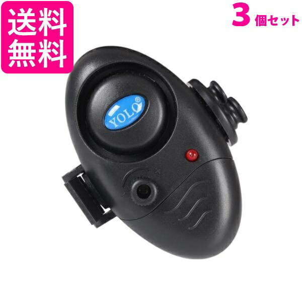 3個セット 釣り アラーム 釣りアラーム フィッシング ヒットセンサー 夜釣り 音量調整可 感度 魚 海 川 湖 ((C 送料無料のサムネイル