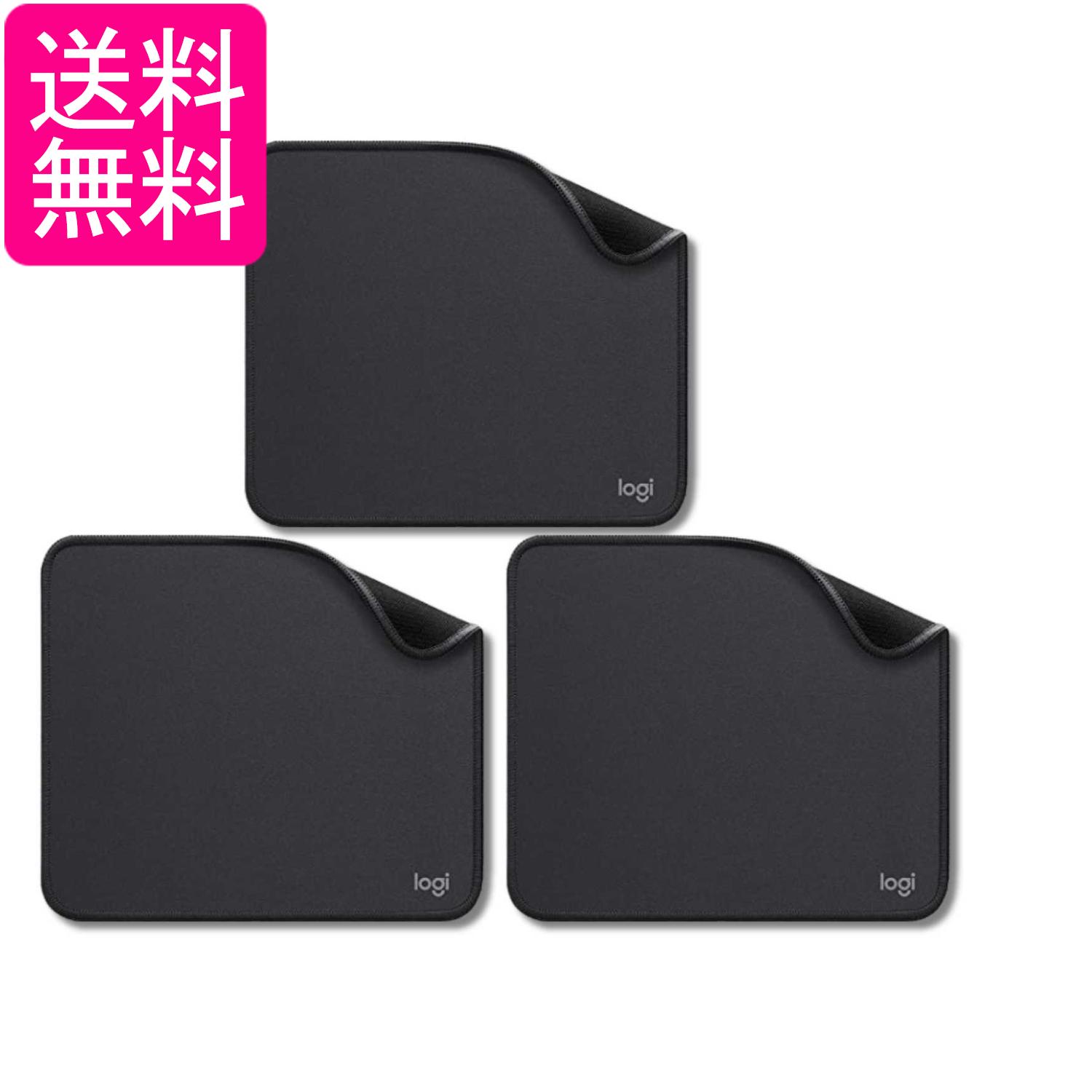 3個セット ロジクール MP10 GR マウスパッド 撥水 マウス パッド 小型 滑り止め MP10 グラファイト 送料無料