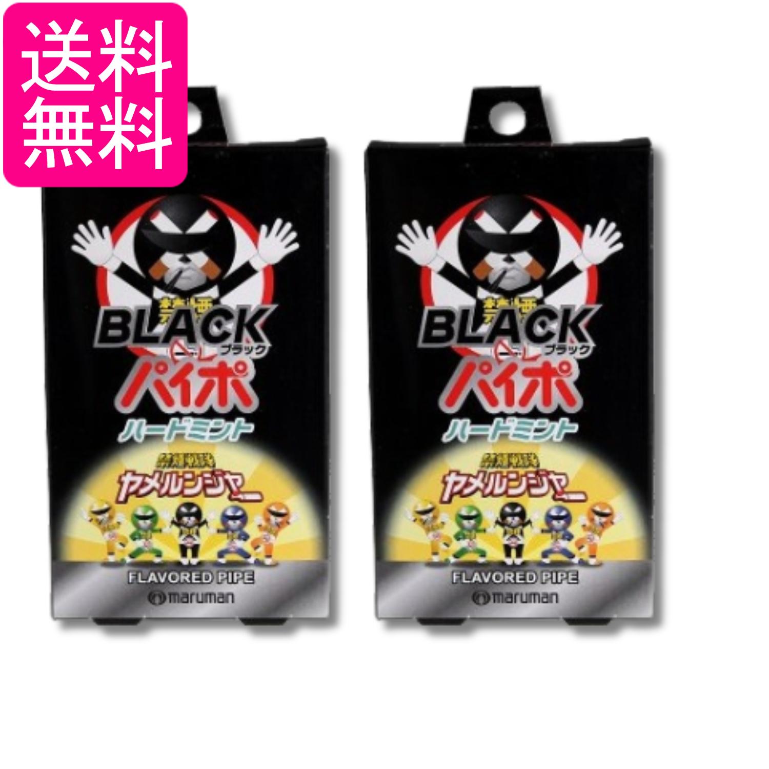2個セット ライテック ブラックパイポ ハードミント 3本入 禁煙パイプ 送料無料