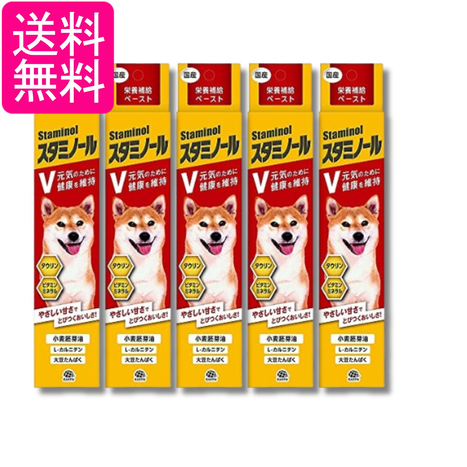 Multi Vitamin - 5個セット アースペット スタミノールV 犬用 100g Earth Pharmaceutical 送料無料