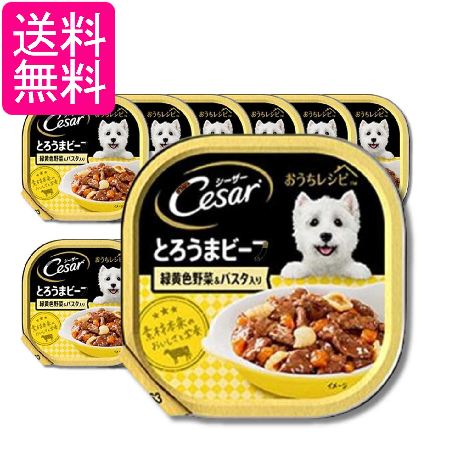 Mature Dog - 12個セット マースジャパン シーザー とろうまビーフ 緑黄色野菜&パスタ入り 100g 送料無料