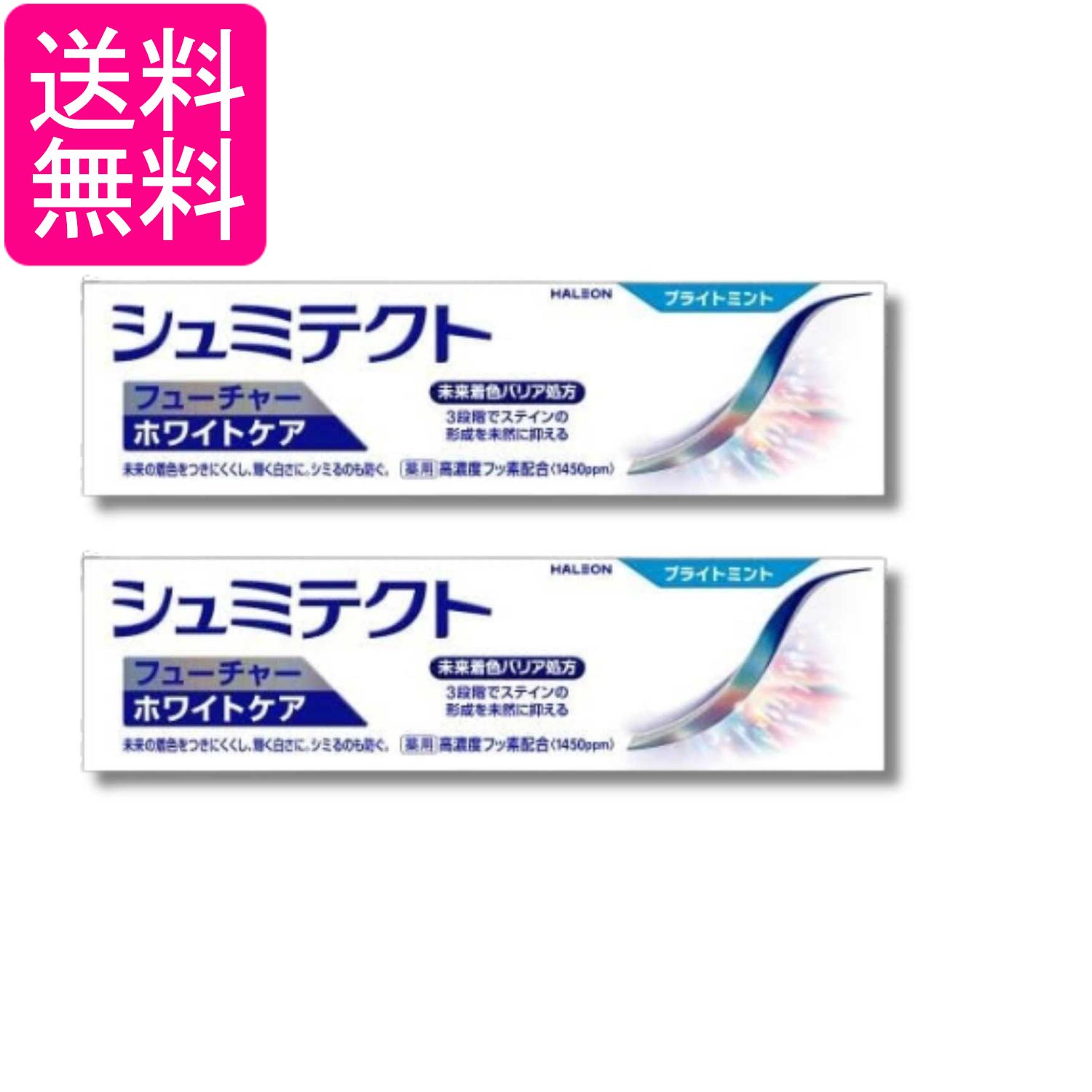 2個セット シュミテクト フューチャー ホワイトケア ブライトミント 80g 送料無料
