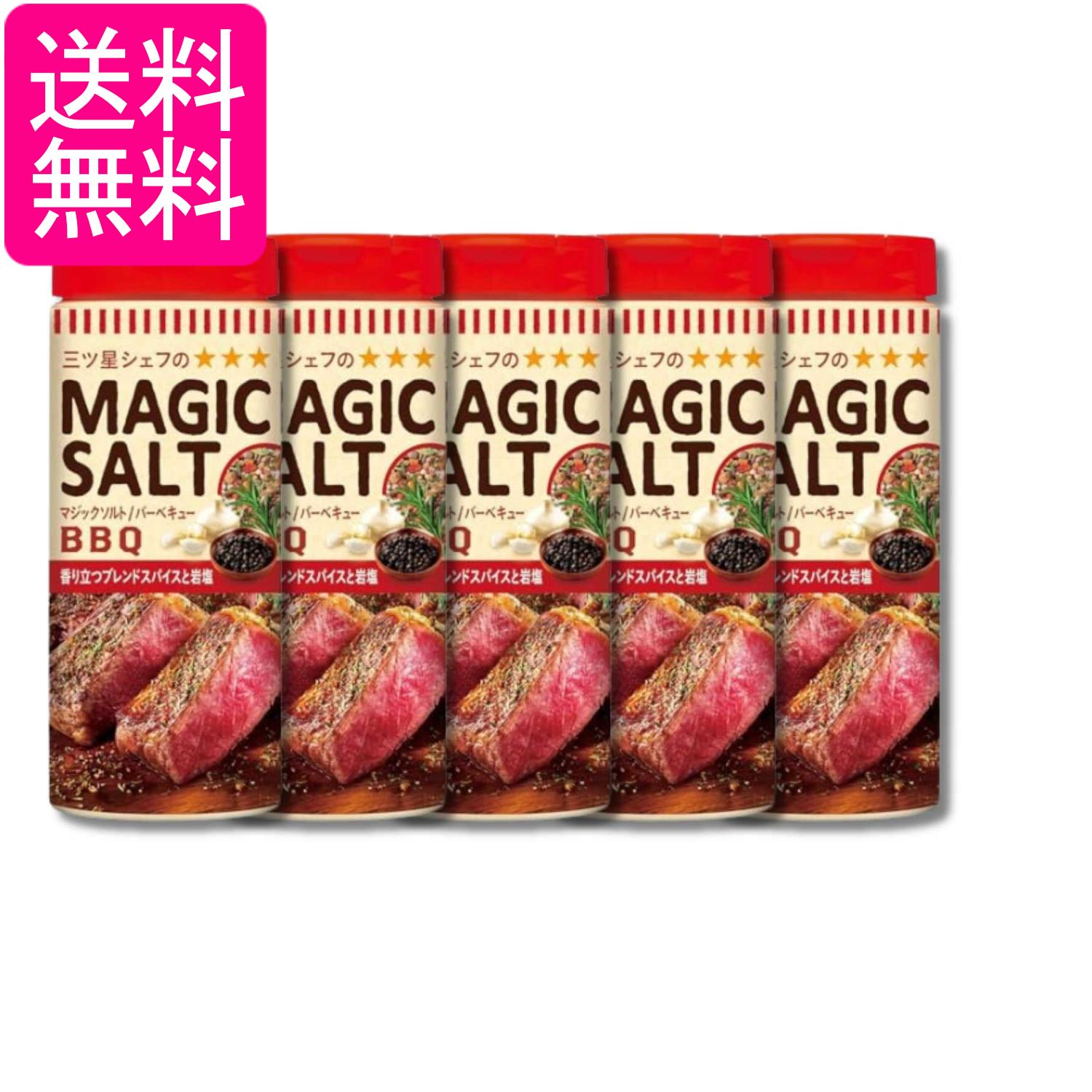 5個セット エスビー食品 マジックソルト バーベキュー 80g 送料無料