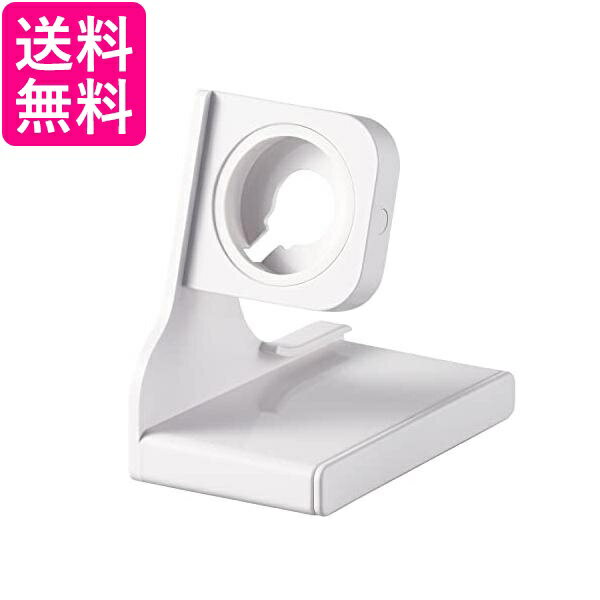 エレコム AW-DSCHPWH ホワイト Apple Watch 充電スタンド スリム 縦置きタイプ ケーブル装着可 送料無料 【G】