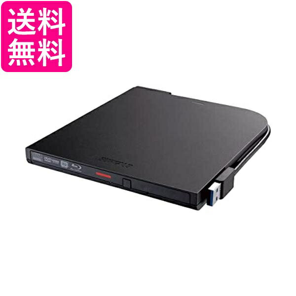 バッファロー BRXL-PT6U3-BKE (ブラック) USB3.2 (Gen1) 対応 ポータブルBD 再生/書込ソフト添付 送料無料 【G】