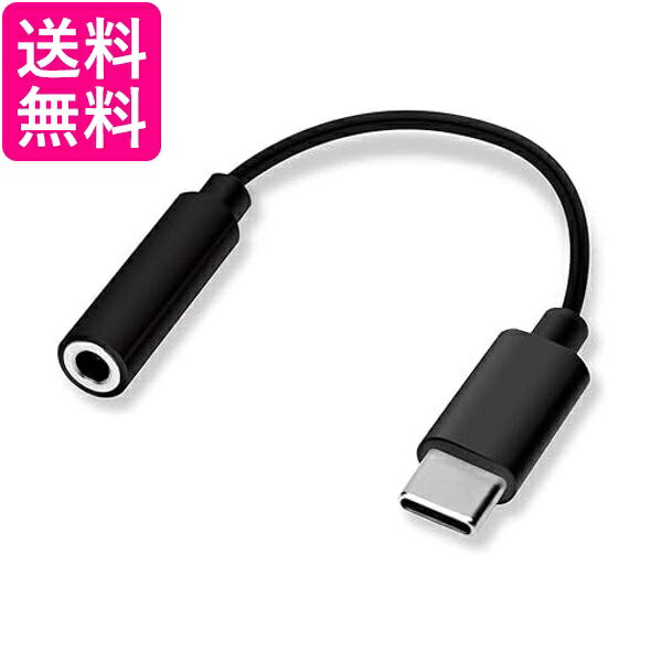 PGA Premium Style 3.5mmイヤホン変換アダプタ for USB Type-C ブラック PG-35CCN01BK 送料無料 【G】