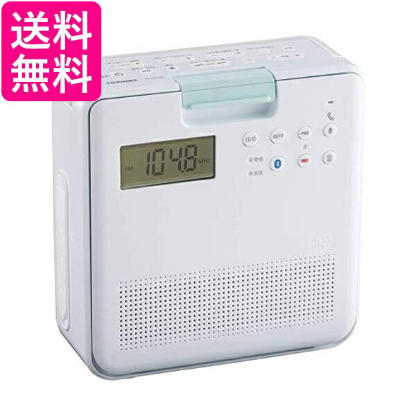 東芝 防水CDラジオ（ホワイト）TOSHIB