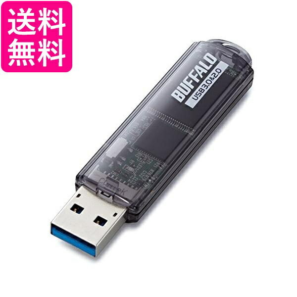 BUFFALO USB3.0Ή USB X^_[h 16GB ubN RUF3-C16GA-BK  yGz