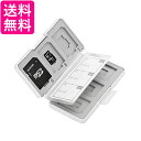 エレコム メモリカードケース SD ケース プラスチック SD6枚 + microSD6枚収納 ホワイト CMC-SDCPP12WH 送料無料【G】(2)