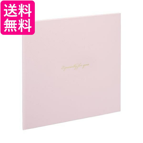 ナカバヤシ ファイル Vカットマット写真台紙 L判2面 スクエアタイプ ピンク VML-101-P 送料無料 【G】