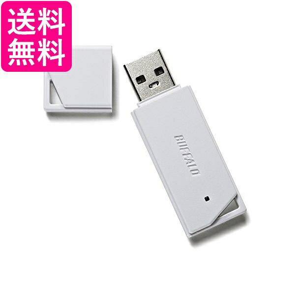 BUFFALO USB2.0 ǂUSB[ 16GB zCg RUF2-KR16GA-WH 