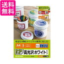 ELECOM フリーラベル(光沢フィルムA4サイズ 5枚入りホワイト) EDT-FFW 送料無料 【G】