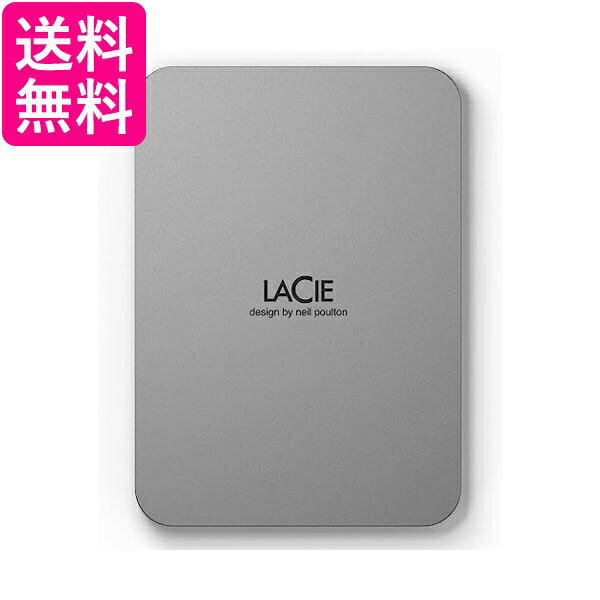 LaCie 外付けHDD ハードディスク 4TB Mobile Drive Mac iPad Windows対応 ムーン・シルバー STLP4000400 送料無料 【G】