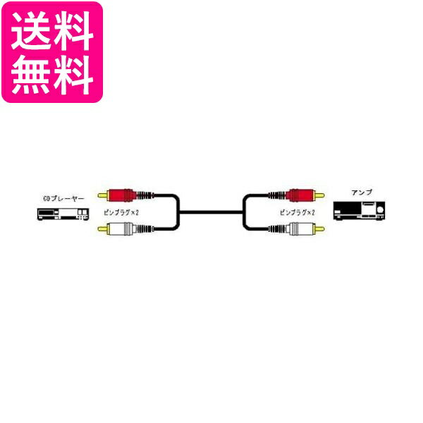 JVC ピンプラグX2-ピンプラグX2 1M CN-180G 送料無料 【G】