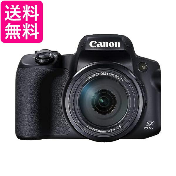 キヤノン コンパクトデジタルカメラ PowerShot SX70 HS 光学65倍ズームEVF内蔵Wi-FI対応 PSSX70HS 送料無料 【G】