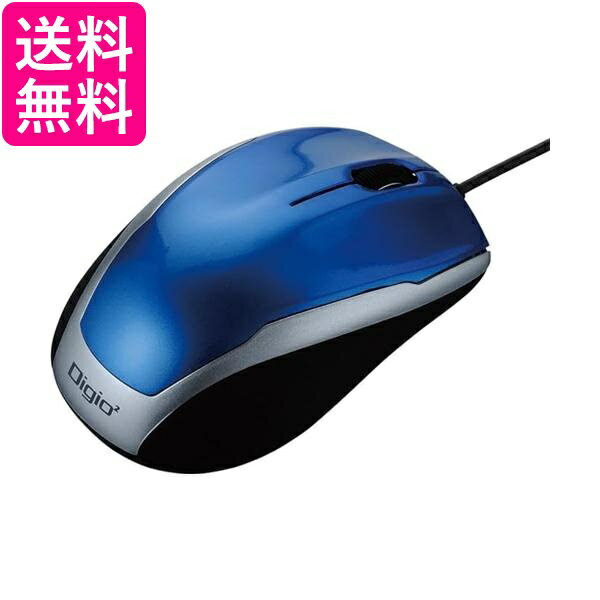 ナカバヤシ 有線 3ボタンマウス BlueLED ブルー MUS-UKT115BL 送料無料 【G】