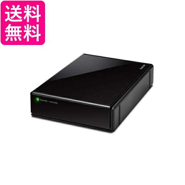 エレコム HDD 外付けハードディスク 8TB SeeQVault対応 テレビ録画 ブラック ELD-QEN2080UBK 送料無料 【G】