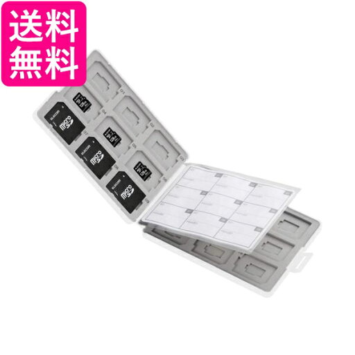 エレコム メモリカードケース SD ケース プラスチック SD18枚 + microSD18枚収納 ホワイト CMC-SDCPP36WH 送料無料 【G】 エレコム メモリカードケース SD ケース プラスチック SD18枚 + microSD18枚収納 ホワイト CMC-SDCPP36WH 送料無料 【G】