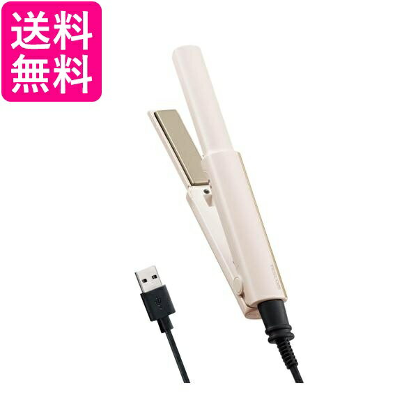 テスコム ヘアアイロン ストレートアイロン USB給電式 コンパクト 海外対応 パールグレージュ TS310A-C 送料無料 【G】