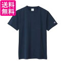 チャンピオン Tシャツ 半袖 丸首 綿100% COTTON USA ショートスリーブポケットTシャツ ベーシック C3-X357 メンズ ネイビー L 送料無...