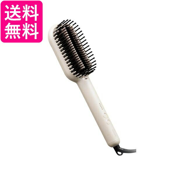 テスコム ヘアアイロン ブラシアイロン マイナスイオン 4段階 ホワイト TB560A-W 送料無料 【G】