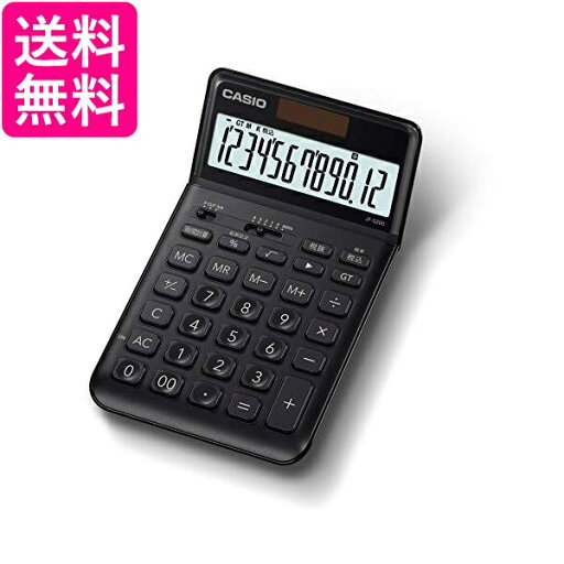 カシオ スタイリッシュ電卓 ブラック 12桁 ジャストタイプ JF-S200-BK-N 送料無料 【G】 カシオ スタイリッシュ電卓 ブラック 12桁 ジャストタイプ JF-S200-BK-N 送料無料 【G】