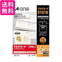 エーワン 名刺 マルチカード スマート&エコノミー 1000枚分 51018 送料無料 【G】