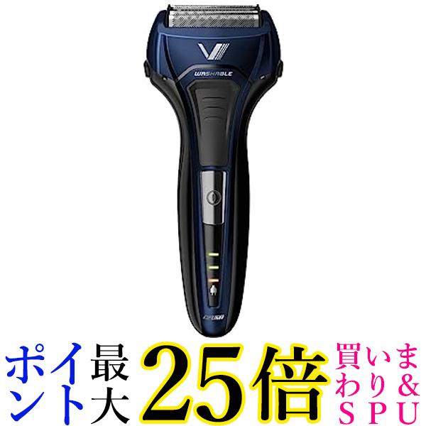 イズミ IZF-V559-A-EA 電気シェーバー ブルー ソリッドシリーズ 4枚刃 往復式 本体丸洗い (替刃 + 1個付) 送料無料