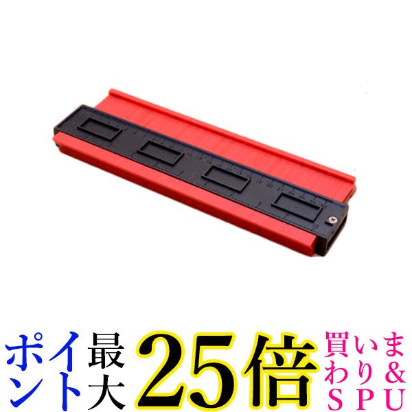 型取りゲージ 輪郭ゲージ コンターゲージ レッド 測定 測定工具 不規則測定器 曲線測定 DIY ( ...