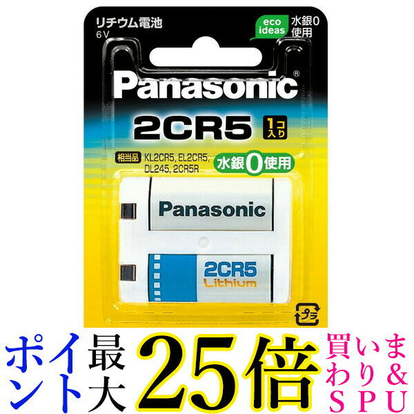 Panasonic 2CR-5W pi\jbN 2CR5W J p `E 6V 1 