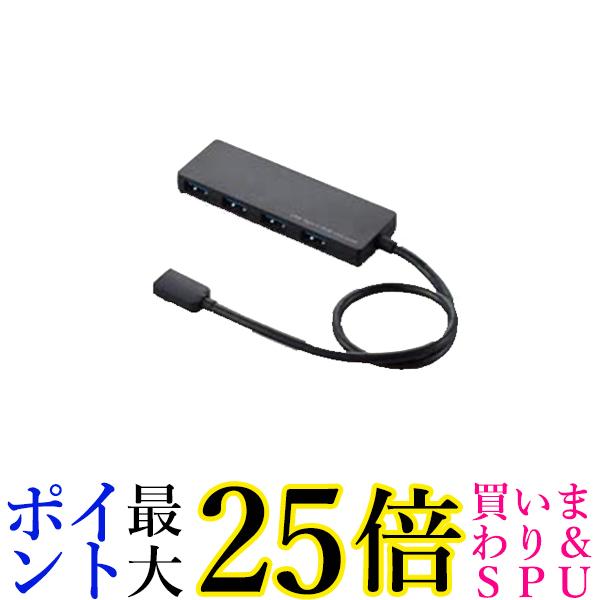 GR U3HC-A430BBK ubN USB3.1 (Gen1) HUB Type-C AX4|[g oXp[ 30cm P[u 