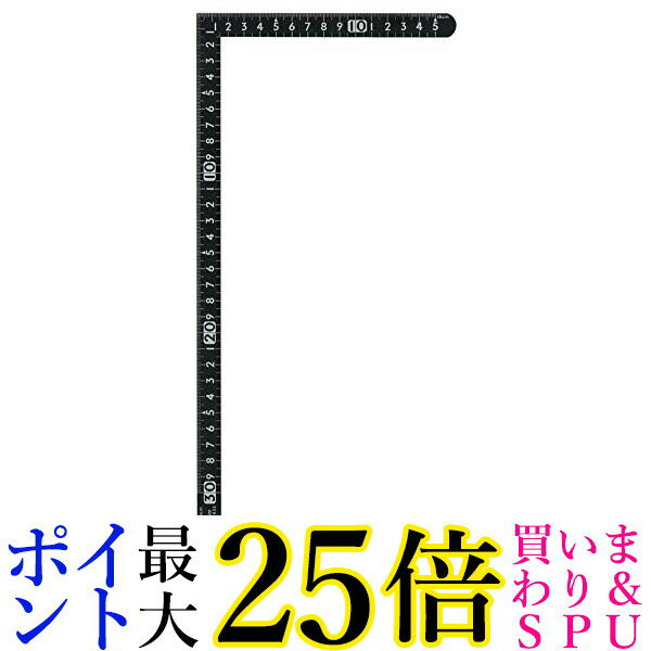 シンワ測定 12435 黒色 サンデーカーペンター 30×15cm 表裏同目 白目盛 Shinwa Sokutei 送料無料