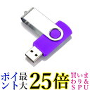 USBメモリ パープル 32GB USB2.0 USB キャ